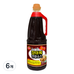 진미 잘되는맛집 장아찌 간장소스, 1.8kg, 6개