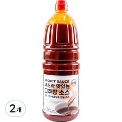 쿠즈락 맛있는 고추장 소스, 2.2kg, 2개