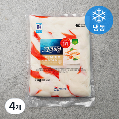 대림선 크라비아후레쉬 (냉동), 1000g, 4개