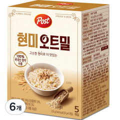 포스트 현미 오트밀, 150g, 6개