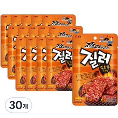 질러 직화풍 비비큐 육포, 30g, 30개