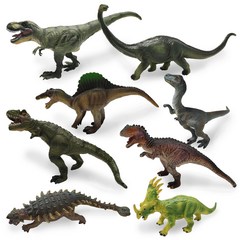 키즈팡팡 소프트 공룡친구들 피규어 8종 세트, 1세트