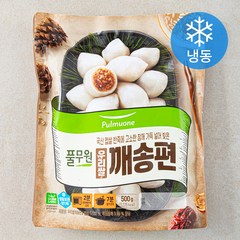 풀무원 우리쌀 깨송편 (냉동), 500g, 1개