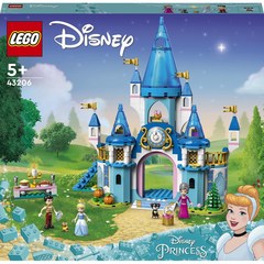 레고 디즈니 프린세스 43206 신데렐라와 차밍 왕자의 성, 혼합색상