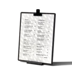 클립보드프로젝트 잉글랜드 젠틀 우드 클립보드 A4 + 받침대 세트, 블랙, 1세트