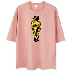 벤힛 빅사이즈 우주인 오버핏 반팔 티셔츠
