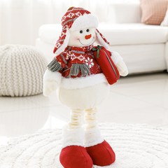 행복한마을 크리스마스 데코 소품 인형, 레고 눈사람, 1개