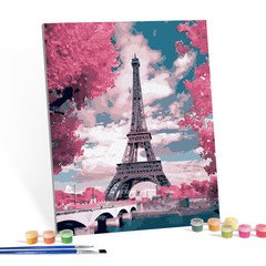 아이러브페인팅 DIY 명화그리기 4050, 황홀한 에펠탑풍경