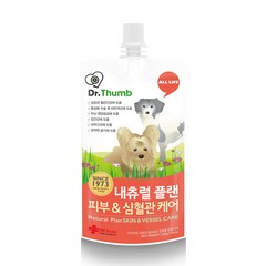 닥터썸 내츄럴플랜 피부&심혈관케어 강아지 영양제, 1개