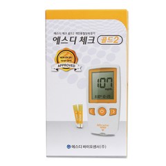 에스디 체크 골드2 혈당측정기, 1개, SD CHECK GOLD 2 Blood Glucose Monitoring System(01GC22)