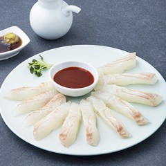 프레시컬렉션 핑크소금 숙성 광어회 120g + 소스 3종 세트 (냉장), 1세트