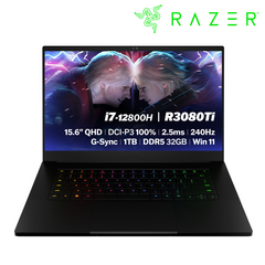 Razer BLADE 15 Advanced 12Gen R3080Ti QHD 게이밍노트북 i7-12800H/NVMe1TB/RTX3080Ti, WIN11 Home, 32GB, 1TB, 코어 i7 12800H, 블랙