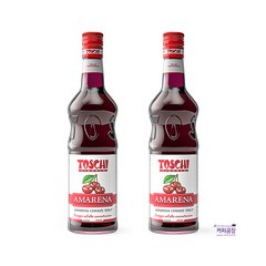 토스키 아마레나 체리 시럽 1000ml x 2개 TOSCHI