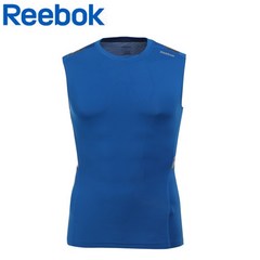 리복 리복 남성 TT SL BUFF BLUE F11-R 트레인톤 민소매 티셔츠 - O41127