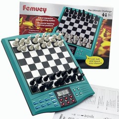 인공지능바둑판 ai체스판 전자체스판 싱글 플레이어 체스 맨 머신 대 인공 지능 교육 보드 게임 재생 가능한 전자 퍼즐, Artificial intellige