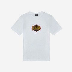 [정품] 디젤 T-저스트-C13 티셔츠 화이트 Diesel T-Just-C13 T-Shirt White