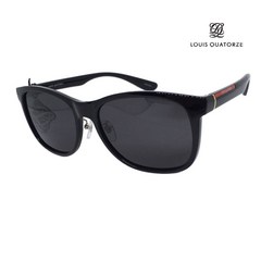 루이까또즈 블랙 뿔테 선글라스 가벼운 남녀공용 LQ9953AY