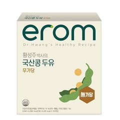 이롬 황성주 박사의 국산콩 두유 무가당, 190ml, 64개