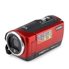빈티지 캠코더 핸디캠 휴대용 디지털 카메라 브이로그, 블랙