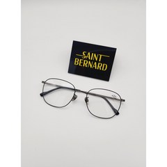 [SAINT BERNARD]세인트버나드 베타디타늄 슬림 사각 데일리 스타일 안경 SB-2207 COL.03 블랙/그레이