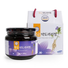 황금 약도라지청 폐에 목에좋은음식 한약재 가래 600g 길경 차 에이드 해썹 조청 국내산 도라지, 1개