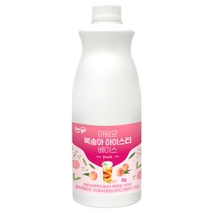 아임요 복숭아 아이스티 베이스 2kg 2개, 단품