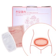 쓰담패치 그날 생리 불편함 완화 붙이는 핫팩 30매, 1박스