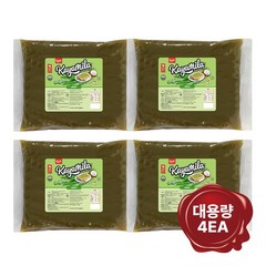 [카야밀라] 싱가포르 카야잼 오리지널 퐁잇 대용량 2.5kgX4개 감성 캠핑 음식 브런치, one color, free