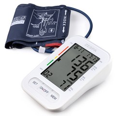 제스파 닥터레토 가정용 자동 혈압계 혈압측정기 휴대용 혈압기 ZPM250 + 전용 파우치 증정, ZPM250(화이트)