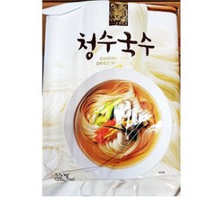 [더착한푸드]청수 국수 2.5Kg 식자재마트 대용량 업소용 국수 중면 중면국수 국수중면, 1개