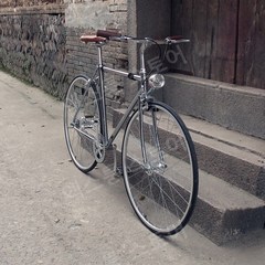일본 자전거 여성 빈티지 가벼운 자전거 클래식, 실버