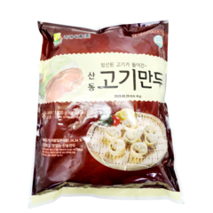 [얌얌마켓] 나래식품 산동 고기만두 1.4kg (아이스박스 포함), 1개