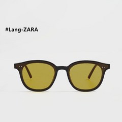 자라 zara 선글라스 2023 남녀 공용 패션 안경 자외선 차단 얼굴작아보임, 랭 옐로우