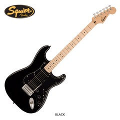 Squier 일렉기타 Sonic Stratocaster HSS BLACK, 단품, *