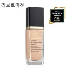 (백화점상품)에스티로더 퓨처리스트 아쿠아 브릴리언스 메이크업 30ml 24시간 무결점 피부 파운데이션, 2W0 웜 바닐라, 1개