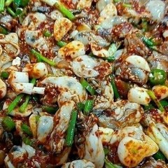 [국산]싱싱한 굴무침 굴깍두기, 선택1.굴깍두기 1kg