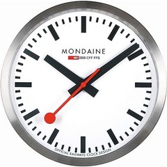 MONDAINE (몬딘) 시계 시계 벽 시계 A990.CLOCK.16SBB, 기본