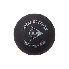 던롭 DUNLOP COMPETITION XT 블랙 스쿼시볼 1개 DA50030