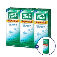 옵티프리 리플레니시 420ml x3개+(증정)익스프레스355ml, 1세트, 420ml+355ml