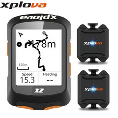 한글판 엑스플로바 X2 자전거 GPS 스마트 네비게이션 속도계, 1. 엑스플로바 X2 기본셋, 1개