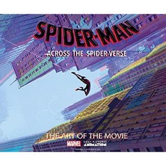 스파이더맨 Across the Spider-Verse 일러스트 북 아트북 하드커버 디자인 컨셉 아트 비하인드 스토리, 기본