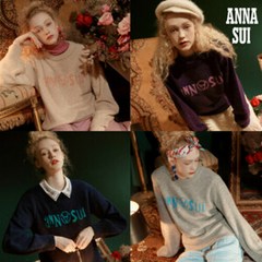 [런칭가 129000원] 안나수이(ANNA SUI) 플라잇 오브 알파카 울블랜딩 니트