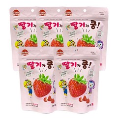 뽀롱뽀롱 뽀로로 딸기가쿵 국내산 딸기칩 100% 5개