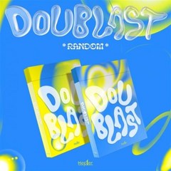 케플러 (Kep1er) 2nd Mini Album - DOUBLAST (LEM0N BLAST ver. / B1UE BLAST ver.) (2종 중 1종 랜덤발송), 안 접힌 포스터있음(+지관통)