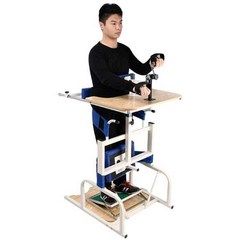 기립근 기립기 척추 운동 기구 테이블 편마비 훈련기, 화이트-기립기