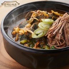 한국민속촌 장터 소고기 국밥 트레이 500g, 5팩