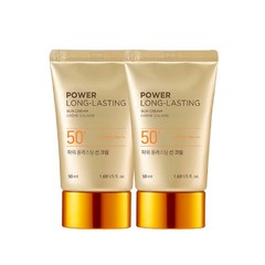 더페이스샵 내추럴선 에코 파워 롱래스팅 선크림 SPF50+ PA+++, 50ml, 2개