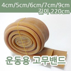 고무밴드 수련용쥬브 근력밴드 유도밴드 튜브 운동실내, 7cm