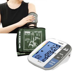 병원용 가정용 24시간 휴비딕 자동 디지털 휴대용 바이오그램 팔뚝 혈압계 혈압 측정기, 1개