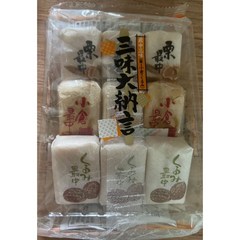 일본 모나카 화과자 선물세트 시아와세도 산미다이나곤, 3개, 126g